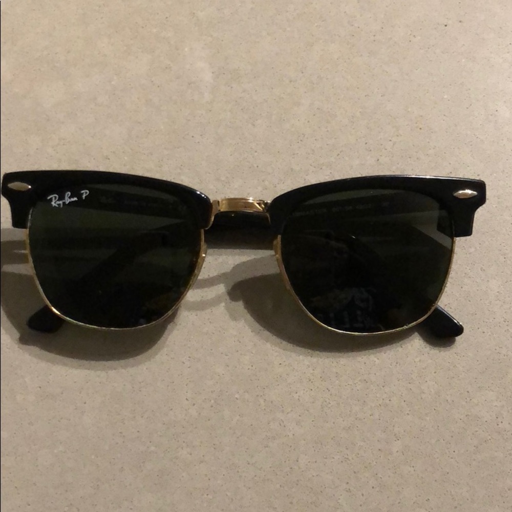 Ray-Ban clubmaster black polarized sunglasses